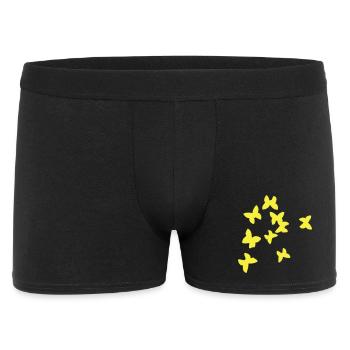Gelbe Sommervögel - Men's Boxer Shorts - black - Front