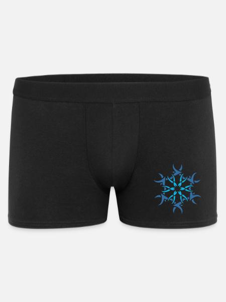 Logo flocon de neige - Boxer Homme - noir