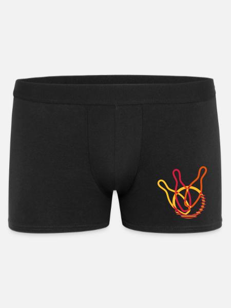 ninepins Design - Men's Boxer Shorts - black