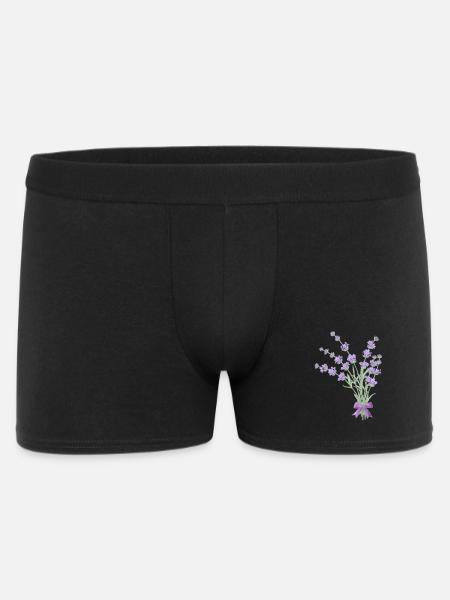 Bouquet of lavender - Men's Boxer Shorts - black