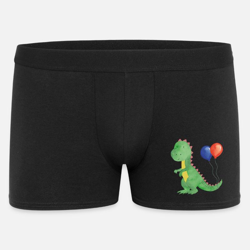 Piccolo dino con palloncini - Boxer da uomo - nero