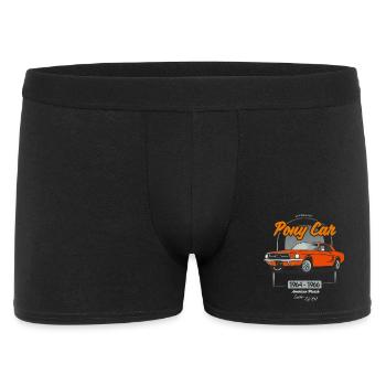 Legendary Pony Car - Männer Boxer Shorts - Schwarz - Vorne