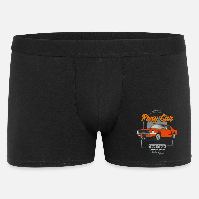 Legendary Pony Car - Männer Boxer Shorts - Schwarz