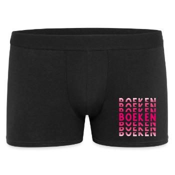 Livres en dégradé rose - Boxer Homme - noir - Devant
