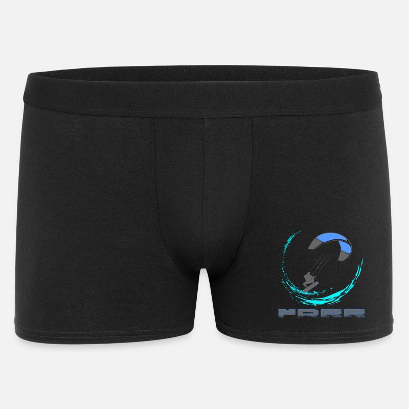 Kitesurfing - Men's Boxer Shorts - black