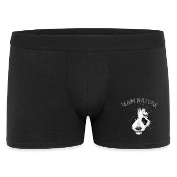 Illustration de la conservation de l’équipe Nature Panda Bear - Boxer Homme - noir - Devant