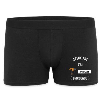 Je peux pas jai encore bricolage - Boxer Homme - noir - Devant