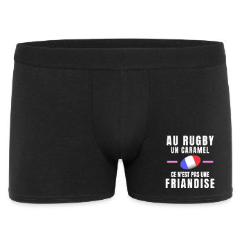 rugby, rugby sport, rugby humour, rugbyman - Boxer Homme - noir - Devant