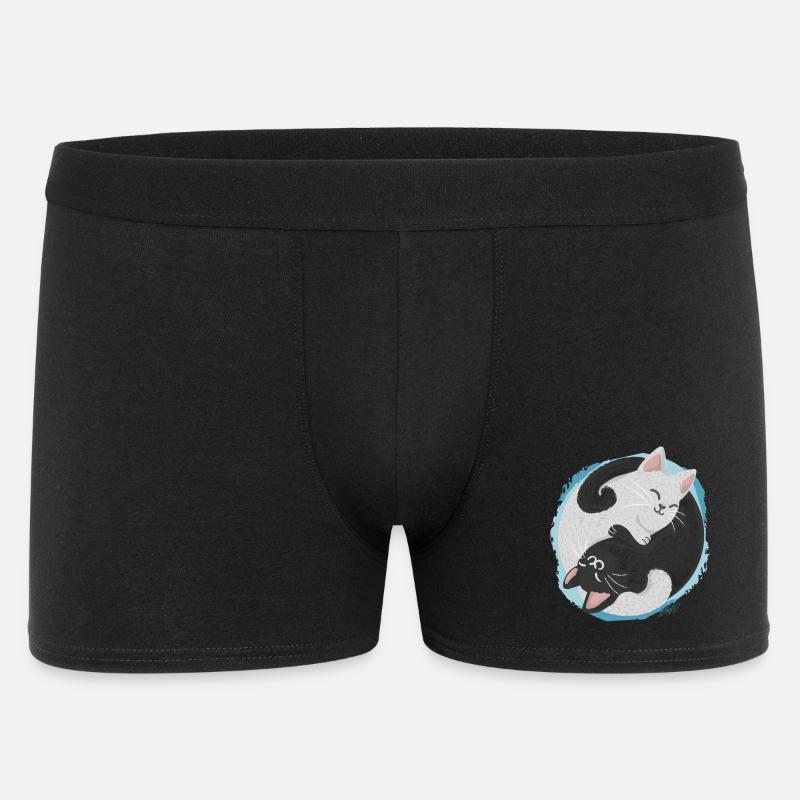 Jing Jang Chats - Boxer Homme - noir