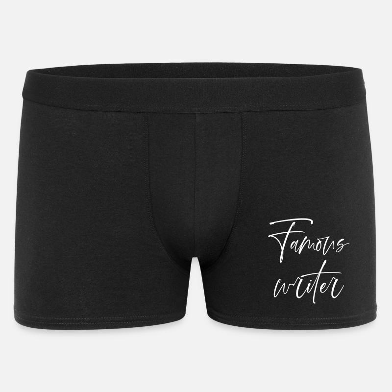 Berühmter Schriftsteller - Männer Boxer Shorts - Schwarz