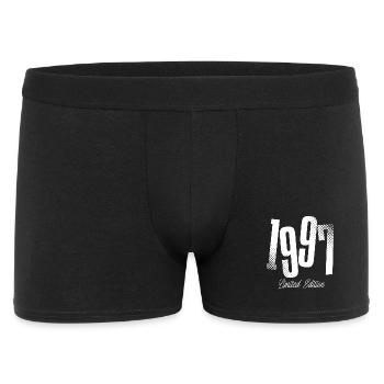1997 Born birthday Year of construction - Men's Boxer Shorts - black - Front