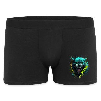 Masque de Loup Néon - Boxer Homme - noir - Devant