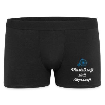 Rad Retro Vintage Fahrrad Radfahrer Fan Klima - Männer Boxer Shorts - Schwarz - Vorne