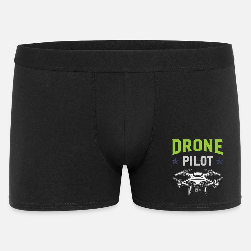 Drohnen-Pilot - Männer Boxer Shorts - Schwarz