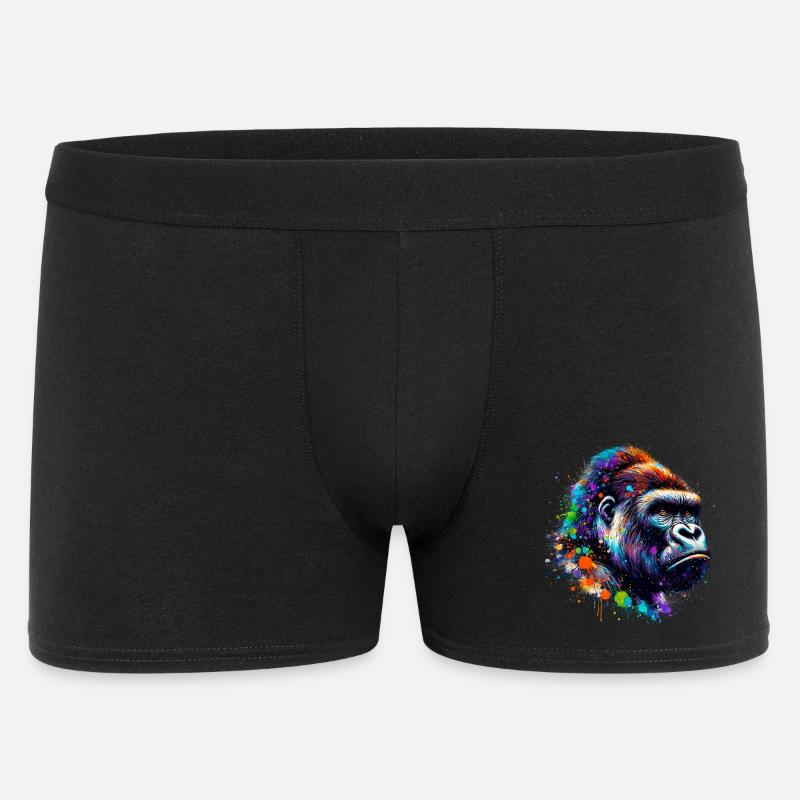 Gorilla - Männer Boxer Shorts - Schwarz