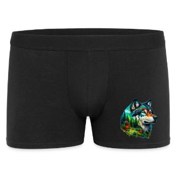 Loup - Boxer Homme - noir - Devant