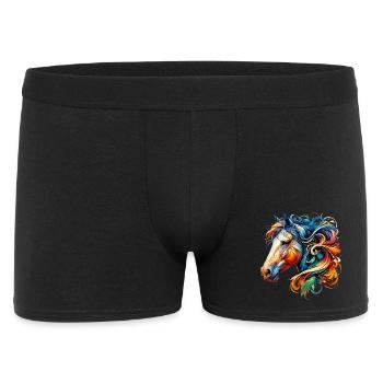 Horse - Men's Boxer Shorts - black - Front