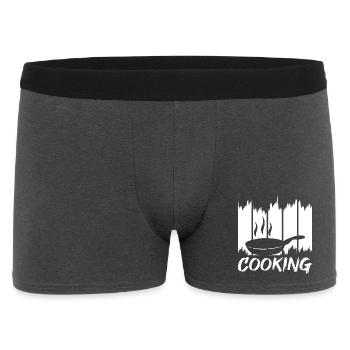 Cuisine amusante - Boxer Homme - charbon - Devant
