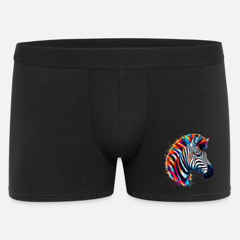 Zebra - Men's Boxer Shorts - black