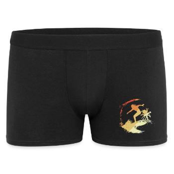 Surfer 80s - Men's Boxer Shorts - black - Front