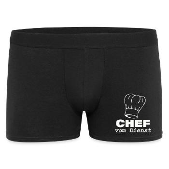 CHEF en service - Boxer Homme - noir - Devant