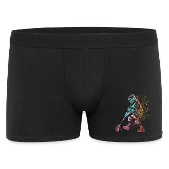 Lacrosse Player Sketch - Men's Boxer Shorts - black - Front