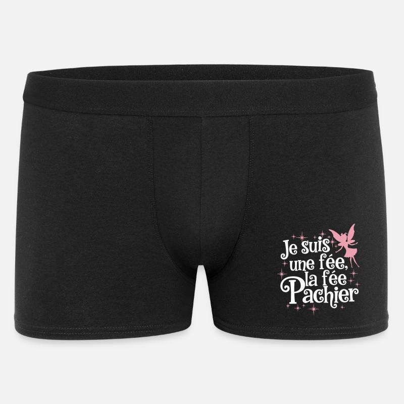 Ich bin eine Fee, die Fee Pachier - Männer Boxer Shorts - Schwarz