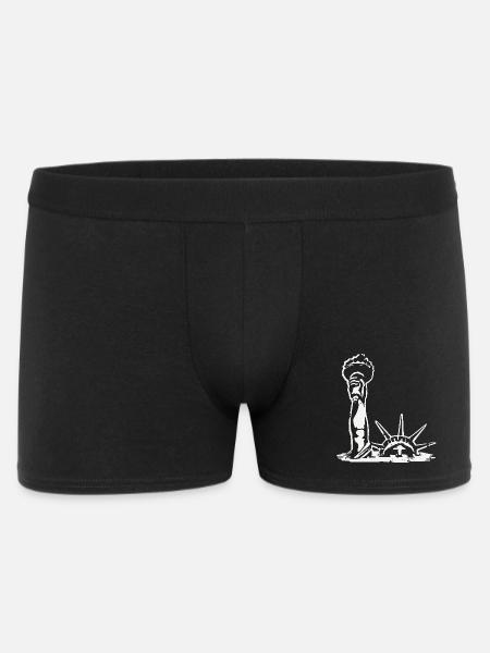 The Statue of Liberty drowns - Men's Boxer Shorts - black