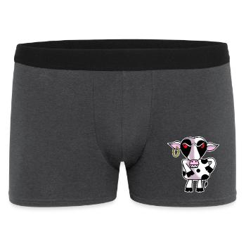 Vache en colère - Boxer Homme - charbon - Devant