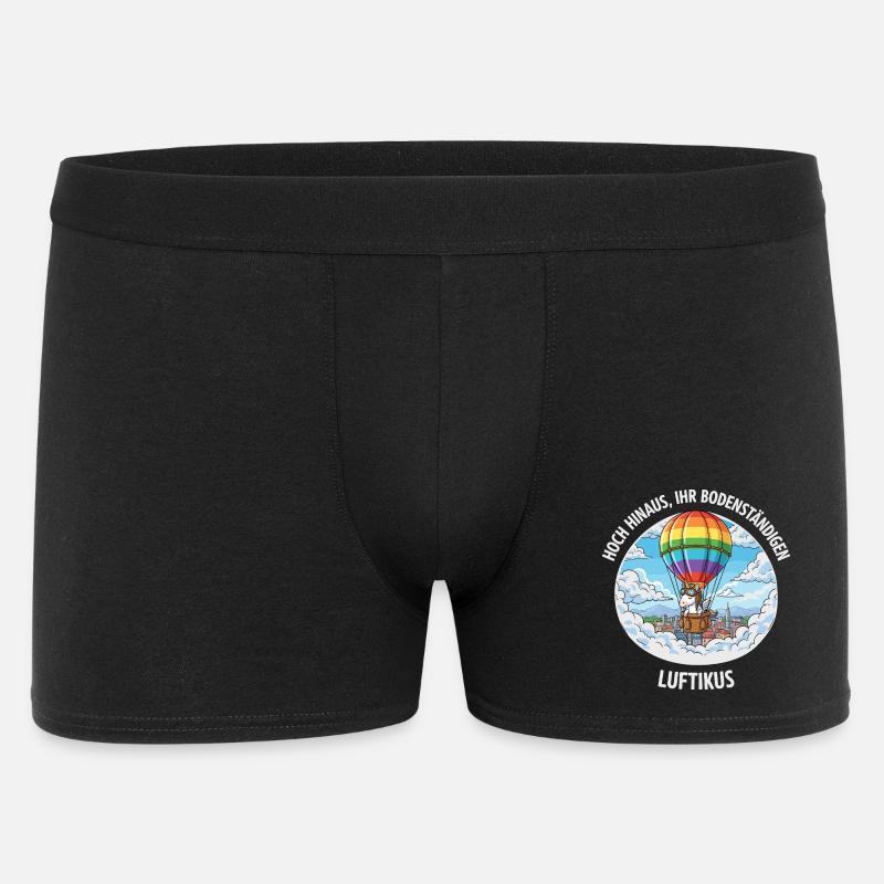 Luftikus Unicorn - Men's Boxer Shorts - black