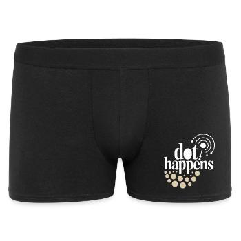 Dot Happens Morse Code Fun - Boxer Homme - noir - Devant