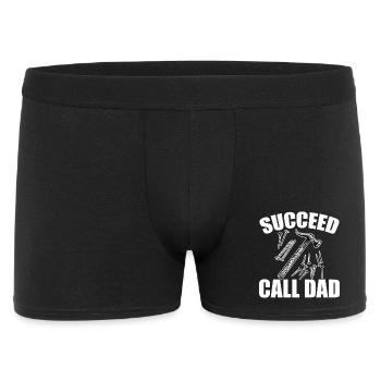 Le succès grâce à l’artisanat - Boxer Homme - noir - Devant