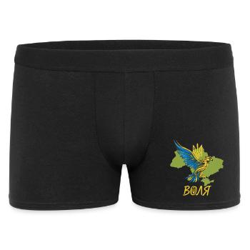 Volya Phoenix au-dessus de l’Ukraine Carte - Boxer Homme - noir - Devant
