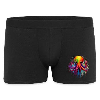 Colorful Octopus Splash - Men's Boxer Shorts - black - Front