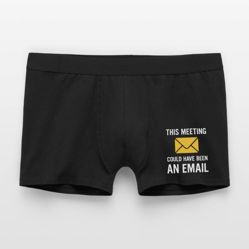 Meeting oder E-Mail Männer Boxer Shorts