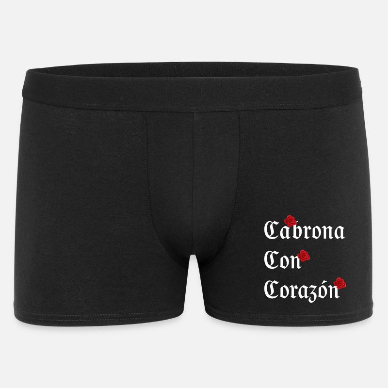 Gothic Rose Mexico - Männer Boxer Shorts - Schwarz