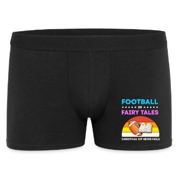 Gender Reveal Weihnachten Werdende Mutter - Männer Boxer Shorts - Schwarz - Vorne