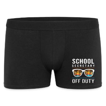 School Secretary School Secretary - Men's Boxer Shorts - black - Front
