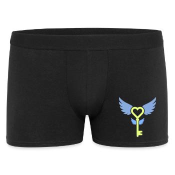 Key to the Heart | Love & Romance Symbol - Men's Boxer Shorts - black - Front