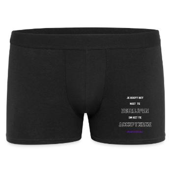 Acceptation de la sarcoïdose - Boxer Homme - noir - Devant