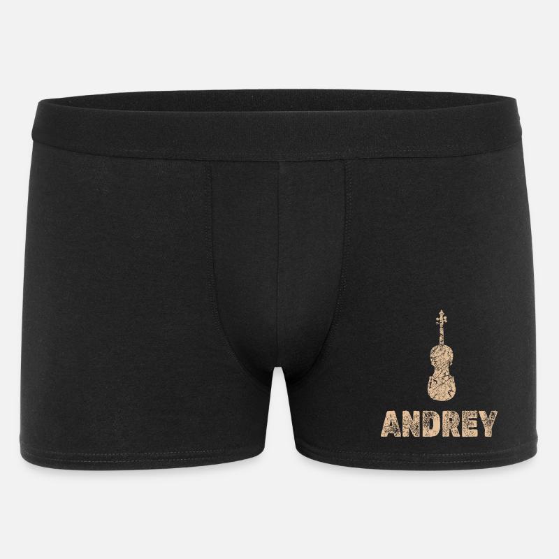 Gift for Andrey - Men's Boxer Shorts - black