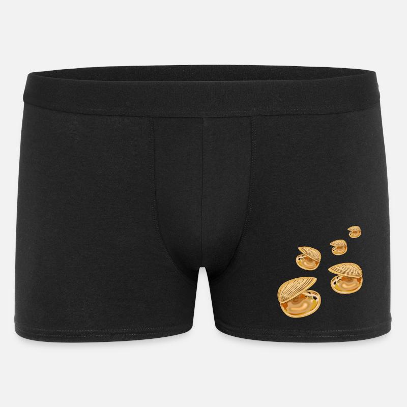Decorative Shells - Men's Boxer Shorts - black