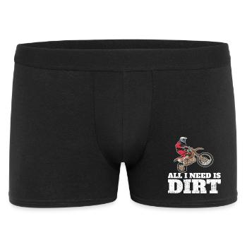 Dirt Biking All I Need Is Dirt - Men's Boxer Shorts - black - Front