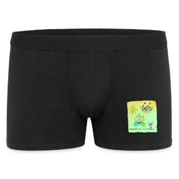 Better together Drawing - Men's Boxer Shorts - black - Front