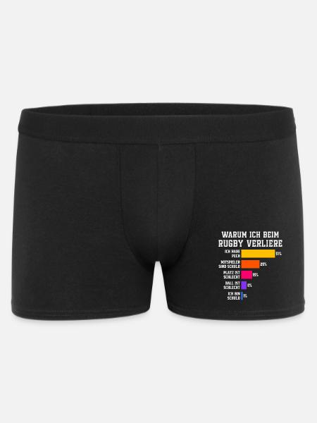 Why I lose at rugby Rugby - Men's Boxer Shorts - black
