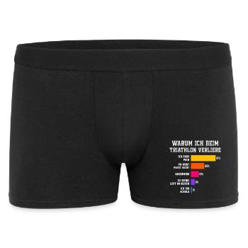 Pourquoi je perds au triathlon Triathlon - Boxer Homme - noir - Devant