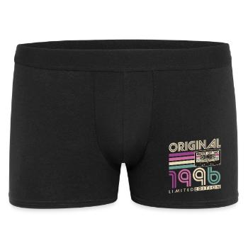 30th Birthday Retro Gift 1996 Vintage - Men's Boxer Shorts - black - Front