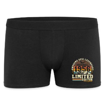 1956 Vintage 70th Birthday Retro Gift - Men's Boxer Shorts - black - Front