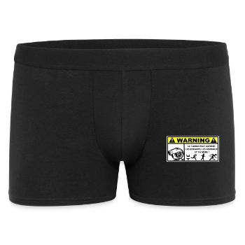Warning - Boxer Homme - noir - Devant