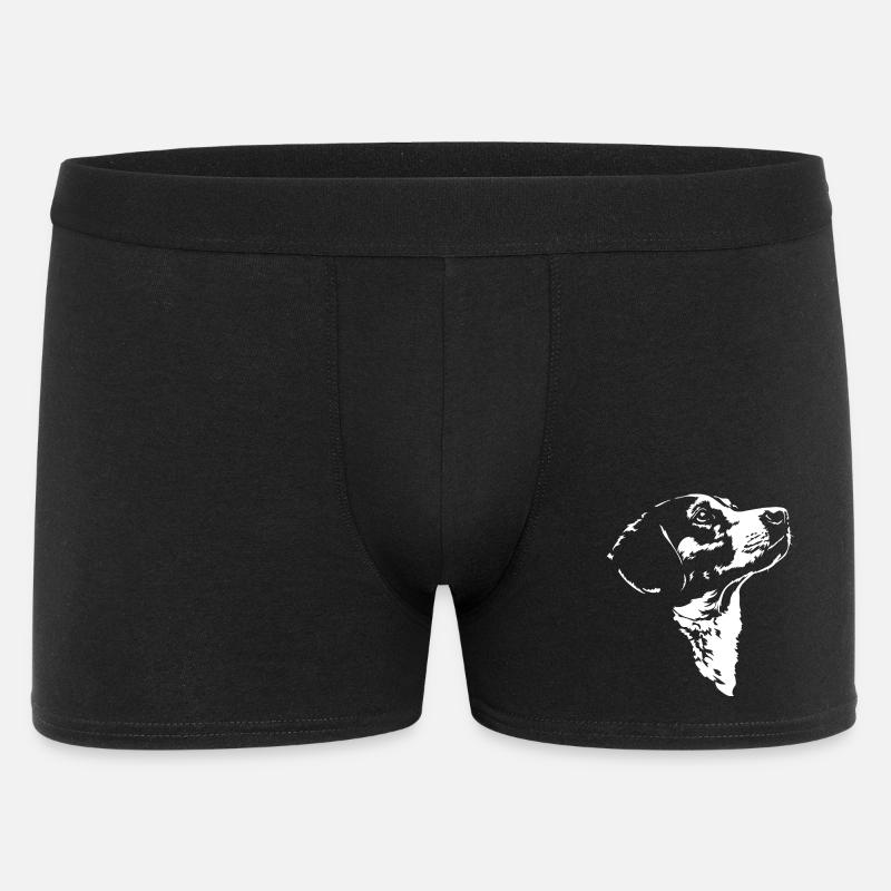 Chien Silhouette Drever Chien Wilsigns - Boxer Homme - noir